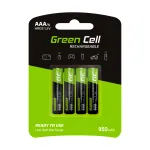 Įkraunama baterija Green Cell GR03 AAA NiMH 1,2 V 950 mAh &ndash; 4 vnt., lizdinė pakuotė