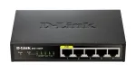 D-Link DES-1005P nevaldomas L2 Fast Ethernet (10/100) Power over Ethernet (PoE) komutatorius, juodas