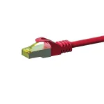 DSIT Cat.7 S/FTP PiMF RJ45 tinklo kabelis, raudonas, 50 m (DC-75-500)