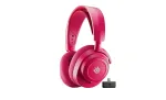 Steelseries Arctis Nova 7P Wireless Gen 2 ausinės su mikrafonu, laidinės ir belaidės, galvos lankas, žaidimams, USB Type-C, Bluetooth, raudonos