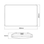 Maclean MCE292 W LED &scaron;viestuvas namo numeriui su sutemų jutikliu, 12 W, 950 lm, IP65, baltas