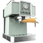 Cecotec 1576 Power Espresso 20 Tradizionale Light espresso kavos aparatas, 20 bar, 1350 W, 1,5 l, &scaron;viesiai žalios spalvos
