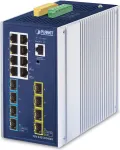 PLANET TSN-6325-8T4S4X pramoninis L3 valdomas TSN komutatorius su 8x GbE RJ45, 4x 1G/2.5G SFP, 4x 10G SFP+