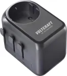 VOLTCRAFT UC-2C1A45W01 45W kelioninis įkroviklis su 2x USB-C PD, 1x USB-A QC, EU/UK/China ki&scaron;tukais - juodas VC-17792635
