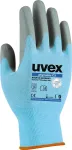 Uvex 60080 apsauginės pir&scaron;tinės, 12 dydis, mėlynos/pilkos, padengtos aqua-polymer putomis, 6008012