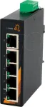 EXSYS EX-6200 5 prievadų pramoninis Ethernet komutatorius, nevaldomas, 10/100Base-TX, DIN bėgelis, -40 iki 75&deg;C