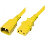 Exertis Connect IEC maitinimo kabelis C14 į C13 geltonas 1,8 m 808045