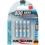 1x4 Ansmann maxE įkraunamos NiMH baterijos Micro AAA 800 mAh 5035042
