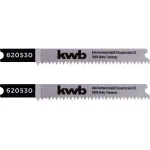 kwb 620530 Bi-metalinės siaurapjūklio a&scaron;menys laminatui ir medienai, T-koto, 2 vnt.