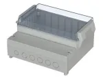 Bopla RCP 2000 valdiklio korpusas, 213 x 185 x 104,5 mm, ABS/PC, &scaron;viesiai pilkas 41200309