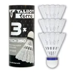TALBOT TORRO Tech 350 Medium nailono badmintono kamuoliukas, baltas/mėlynas, 1 vnt. 479112