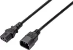 Sygonix SY-5044234 &scaron;altosios technikos prailginimo kabelis, C14 į C13, 3,5 m, juodas