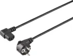 Sygonix SY-5042718 maitinimo kabelis &scaron;altiems prietaisams CEE 7/7 į IEC C13, 1,5 m, juodas