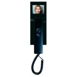 M-E MODERN-ELECTRONICS VDV 505 SS vaizdo vidaus stotelė su rageliu, juoda