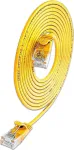 Wirewin SLIM KAT6A 10 Gigabit &scaron;viesus pataisymo kabelis, U/UTP, &Oslash; 3,6 mm, geltonas, 0,1 m SLIM-L-UU-K6A 0.1 YE