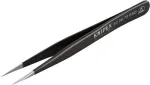 KNIPEX 92 28 70 ESD precizinės pincetės, smailūs, smulkūs antgaliai, 110 mm