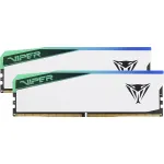 Patriot Viper Elite 5 RGB 48 GB (2x 24 GB) DDR5-6000 MHz atminties rinkinys, baltas, PVER548G60C42KW