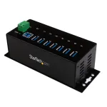 StarTech.com 7 prievadų pramoninis USB 3.0 &scaron;akotuvas su ESD apsauga