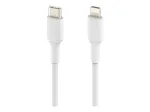Belkin BoostCharge USB-C / Lightning kabelis 2 m baltas