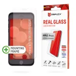 Apsauginis stiklas Displex Apple iPhone 6/7/8/SE (2020/2022) Real Glass 2D su EASY-ON&reg; Eco montavimo rėmeliu