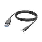 Hama 00201597 USB 2.0 laidas USB-C &rarr; USB-A 3 m juodas