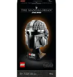 Konstrukcinis žaislas LEGO Mandalorian &scaron;almas 75328 &ndash; &bdquo;Žvaigždžių karų&ldquo; eksponavimo modelis, kolekcinis rinkinys, 584 detalės, nuo 18 m.
