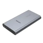 SSD dėklas Unitek S1206A 2&times; M.2 NVMe PCIe Gen3 x4, USB 3.2 Gen 2 (10 Gbit/s), aliuminis, USB-C, su maitinimo &scaron;altiniu