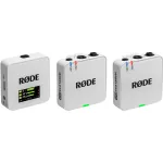 R&Oslash;DE Wireless GO III White - belaidė mikrofonų sistema (balta)