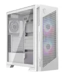 Korpusas MSI MPG VELOX 300R AIRFLOW PZ Midi Tower Baltas &mdash; ATX/EATX/MicroATX/Mini-ITX, 1&times;3,5 colio, 4&times;2,5 colio, 2&times;USB 3.2 Gen1, &scaron;oninis langas