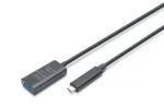 DIGITUS aktyvus USB-C ilginimo kabelis - 10G USB 3.2 Gen2 USB-C - USB-A (M/F) - 5m