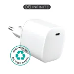 eSTUFF ES637045 mobiliojo įrenginio įkroviklis Smartphone White AC Greitasis įkrovimas Vidaus