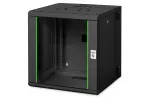 Sieninis tinklo stovas Digitus DN-19 12-U-3-SW
