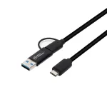 Microconnect USB3.1CCA1 USB-C kabelis USB 3.2 Gen 1 (3.1 Gen 1) 1 m juodas