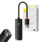 Baseus Lite Series USB į RJ45 tinklo adapteris, 100Mbps (juodas)