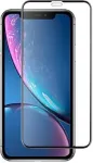 Devia Real Series grūdinto stiklo apsauginis ekrano stiklelis iPhone XR 6.1 colio 3D lenktas apsauga nuo sprogimo (juodas)