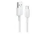 USB A į USB C laidas Anker A81H5G21 &mdash; 0,9 m, baltas
