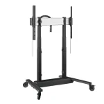 Vogel's RISE 4208 motorizuotas ekrano keltuvas ant ratukų 80 mm/s 700 mm eiga (juoda, ES)