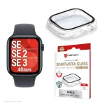 Displex 02136 viso korpuso apsauginis dėklas Apple Watch SE (2/3) (40 mm), permatomas