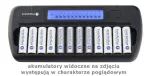 Įkroviklis baterijoms everActive NC-1200 &ndash; universalus 12 baterijų įkroviklis AA/AAA, 12 V įėjimas, juodas