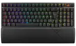 ASUS ROG Strix Scope II 96 Wireless klaviatūra, USB + RF Wireless + Bluetooth, QWERTZ voki&scaron;kas i&scaron;dėstymas, juoda