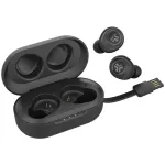 JLab JBuds Air belaidės ausinės į ausis Bluetooth USB Type-A juodos (IEUEBJBUDSAIRRBLK82)