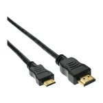 InLine HDMI mini laidas, High Speed HDMI, AM/CM, auksuoti kontaktai, 2 m