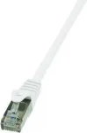 Tinklo kabelis LogiLink 10m RJ-45 Cat6 Baltas F/UTP