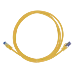 Logilink Professional Ultraflex - jungiamasis kabelis - RJ-45 (M) į RJ-45 (M) - 50 cm - 6 mm - S/FTP - Cat.7 (laidas) / CAT 6a (jungtys) - halogenų neturintis, liejinis, be užkabinimo - geltonas