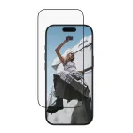 PanzerGlass SAFE. apsauginis stiklas su juodu rėmeliu iPhone 17 | 16 Pro | Ultra-Wide Fit su EasyAligner