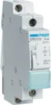 Hager EPN510. Kabelquerschnitt: 1/6 mm&sup2;, Temperaturbereich in Betrieb: -5 - 40 &deg;C. AC Eingangsspannung: 230 V, AC Eingangsfrequenz: 50/60 Hz (EPN510)