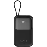 CANYON OnPower 101 įmontuotu kabeliu 10000 mAh PD22.5W Juoda