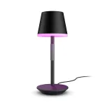 Philips Hue Go ne&scaron;iojama i&scaron;mani lempa su Bluetooth ir Zigbee, juoda