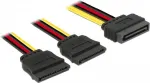 SATA maitinimo laidas DeLOCK 60174 0,15 m SATA 15-pin juodas