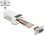 DeLOCK D-Sub 9 pin female to RJ45 female surinkimo rinkinys baltas VGA RJ-45